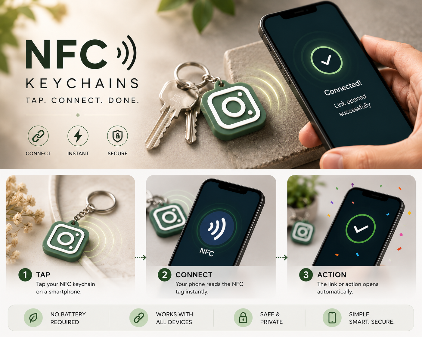NFC Social Key Ring photo 6